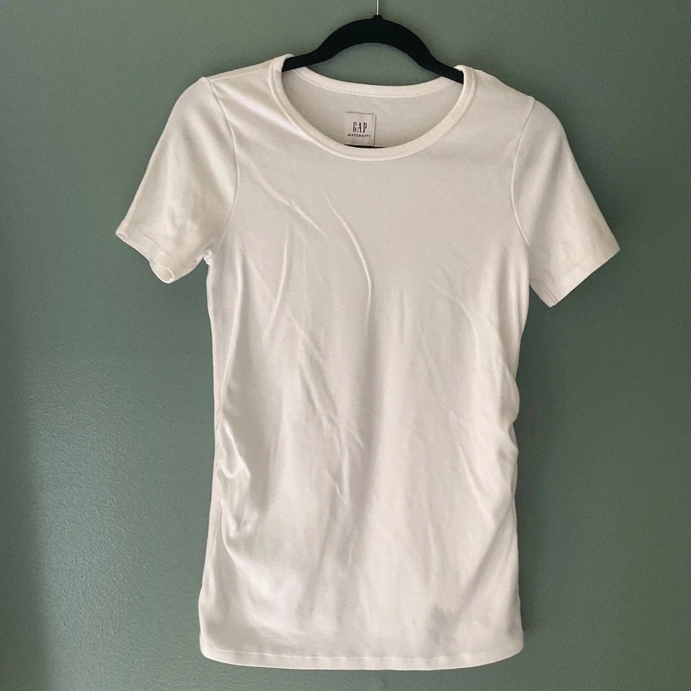 PERFECT white maternity tshirt / Gap / Small - Picture 1 of 7